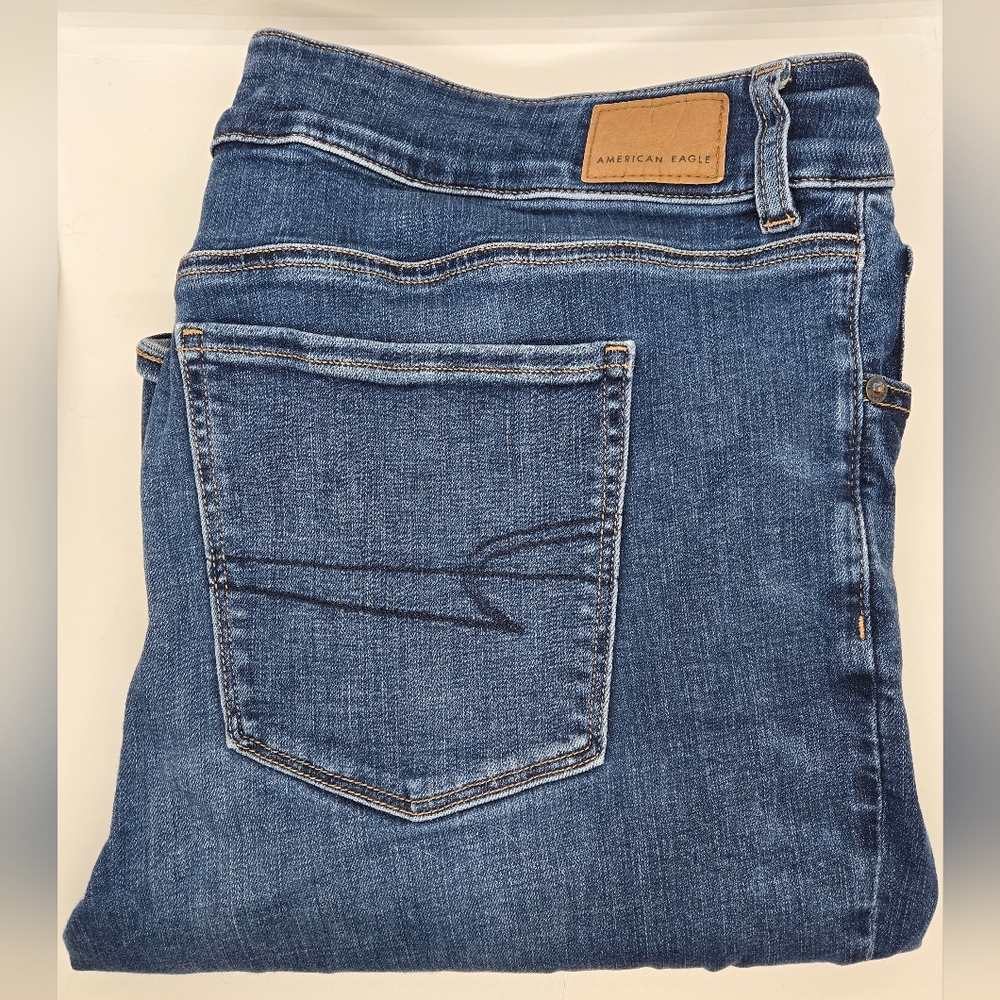 American Eagle High Rise Flare 18 Long